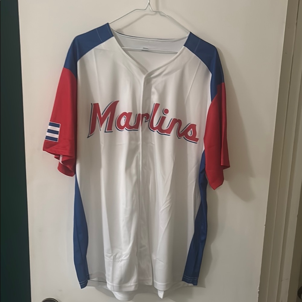 Miami Marlins Cuban Heritage Baseball Jersey